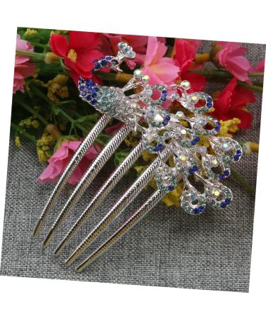 Ipetboom Womens Barrettes for Hair Bridal Hair Accessories Hair Barrette Pearl Hair Comb for Bridal Rhinestone Hair Clip Hairpins Hairpin Comb Hair Pin Comb Earth Tones Miss Five-tooth Comb - Buy Online on GoSupps.com