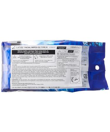 GATZBY Facial Paper: Ice Type - 42 Sheets | Refreshing and Hydrating - Buy Online on GoSupps.com