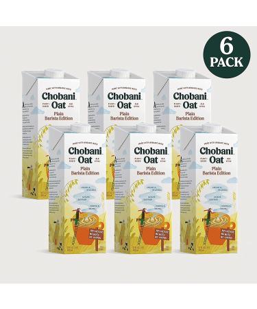 Chobani Oat Milk Barista Edition - Shelf Stable Non-Dairy Creamer (Pack of 6) - Buy Online on GoSupps.com