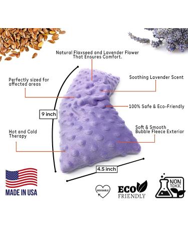 Lavender Eye Pillow: Hot Compress & Weighted Mask for Sleeping, Yoga, & Relaxation - Perfect Birthday Gift for Women - Buy Online on GoSupps.com