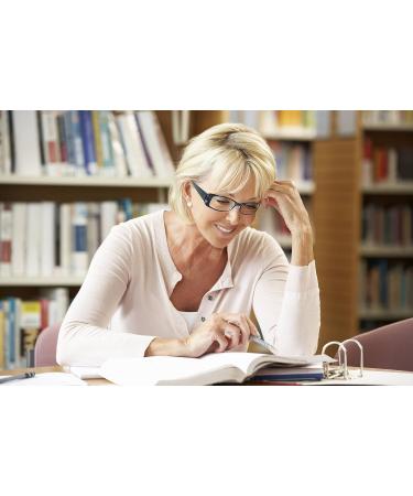 Buy 4-Pack Women's Computer Readers - Blue Light Blocking Scratch Resistant Multicolored Reading Glasses | 2.5 Diopters for Comfortable Vision - Buy Online on GoSupps.com
