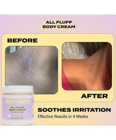 Butter d Bodycare All Fluff Body Cream - Unscented Premium Body Butter for Very Dry & Sensitive Skin | Hydrating Shea & Mango Formula | 24-Hour Moisture | 4 oz - Buy Online on GoSupps.com