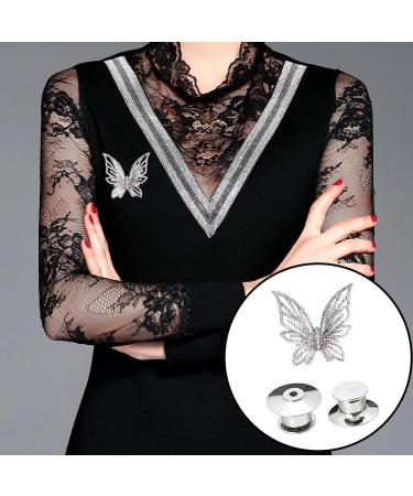 50 PCS Silver Metal Locking Pin Backs - Secure Pin Keepers Clasp - Buy Online on GoSupps.com