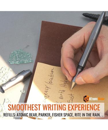 Tactical Pen  Self Defense EDC Pen for Men and Women  Car Window Glass Breaker  Emergency & Survival Pens All Weather Pen and Cool Gadget for Men - Military Pen With 2 Ink cartridges - Buy Online on GoSupps.com