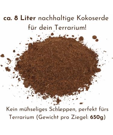 Buy ProFlora Coconut Soil Terrarium Substrate - Biodegradable Peat-Free Coconut Fiber (8 Pieces) for Eco-Friendly Planting - International Shipping Available - Buy Online on GoSupps.com