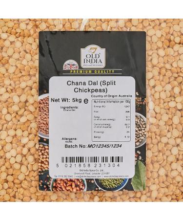 Old India Chana Dal (Split Chickpeas) 5 kg - Buy Online on GoSupps.com