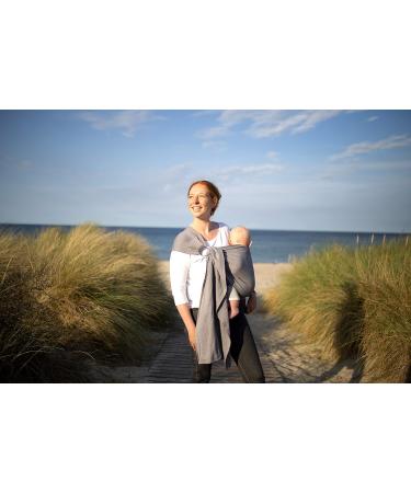 Amazonas Grey Ring Sling Baby Carrier 600g | 180cm | Lightweight and Comfortable - Buy Online on GoSupps.com