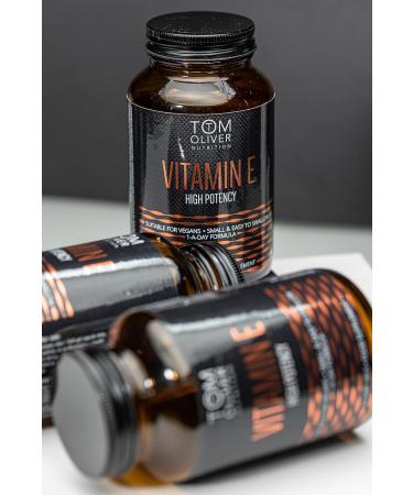 Tom Oliver Nutrition Vitamin E 400IU High Potency Softgels - Pack of 60, Highly Absorbable - Buy Online on GoSupps.com