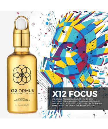 Ormus Monoatomic Gold Concentrate (HIGH Potency x12) - 1.7 fl. oz (50 ml) & Natural SHILAJIT Tablets - 120 Count Sun Dried 100% Pure Shilajit for Men & Women - Buy Online on GoSupps.com
