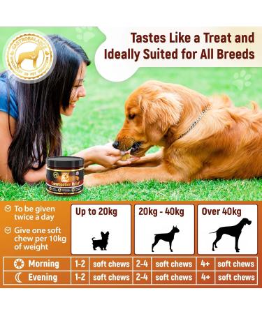 GastroBalance Constipation Relief for Dogs - 60 Soft Chews | 100% Natural Laxative for Dogs - Fast Shipping Worldwide - Buy Online on GoSupps.com
