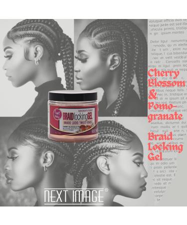 NEXT IMAGE Braid Locking Gel - Cherry Blossom & Pomegranate 16 oz | International Shipping Available - Buy Online on GoSupps.com