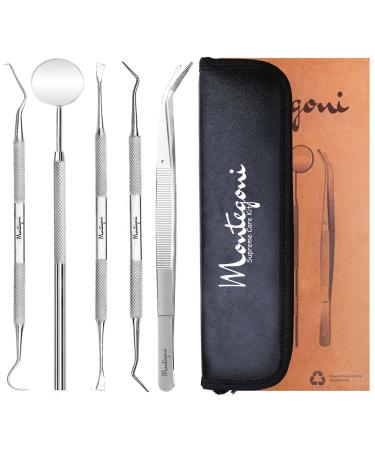 Tartar remover dental care set tooth cleaning tartar remover dog dental dental tissue mouth mirror scaler made of high -quality stainless steel - Buy Online on GoSupps.com