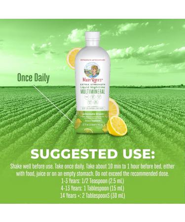 Liquid Multivitamin Raspberry & Liquid Multimineral Lemonade Bundle by Mary Ruth's | Vitamin A B C D3 E & Amino Acids | Immune & Energy Support | Sleep Support | Magnesium Calcium & MSM Supplement - Buy Online on GoSupps.com