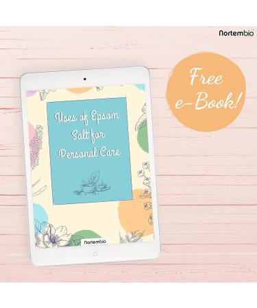 Nortembio Epsom Salt 6 kg - Vanilla & Cinnamon | Hydrated with Vitamin C & E | Body Care & Swimming Salt | E-Book Included - Buy Online on GoSupps.com