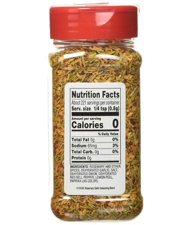 Tones Rosemary Garlic Seasoning 6.25 oz - Premium Blend for Delicious Flavors - Buy Online on GoSupps.com