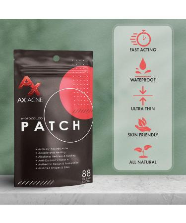AX Acne Hydrocolloid Pimple Patch Bandage Variety Pack | Skincare Spot Treatment for Clearing Pores and Blemishes - Buy Online on GoSupps.com