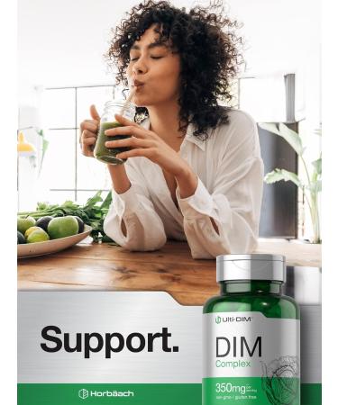 Horb ach DIM Supplement | 350mg Complex | for Women & Men | 120 Capsules | Diindolylmethane | with Broccoli & Kale | Non-GMO Gluten Free - Buy Online on GoSupps.com