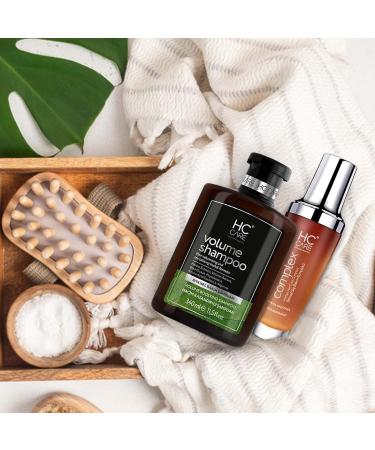 HC Care Shampoo and Lotion HC complex 100% herbs | Shampoo 340 ml + Hair care lotion 100 ml | Damaged dry and thickening shampoo (volume shampoo) - Buy Online on GoSupps.com