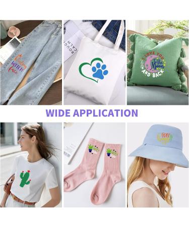 HTVRONT Heat Transfer Vinyl Bundle - 36 Pack 12x10 Iron On Vinyl with Cutting Mat - Assorted Colors for Cricut Silhouette Cameo - Buy Online on GoSupps.com