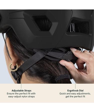 Retrospec Rowan Mountain Bike Helmet for Adults - Adjustable Lightweight Cycling Helmet - Matte Black - Buy Online on GoSupps.com