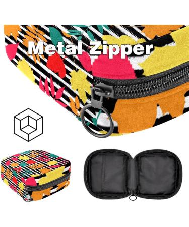 Javenproeqt Women's Binding Organizer - Reusable First Period Pocket | Large 17x17x12 cm | Lemon Green Pattern - Ideal for Girls & Women - Buy Online on GoSupps.com