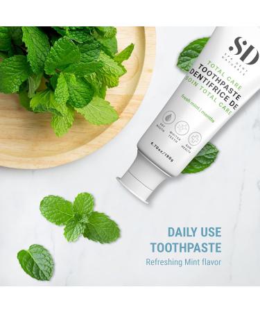 Spa-Dent Total Care Toothpaste Made in Canada with Advanced Dental Grade Ingredients (6.70oz/190g - 2 Pack) 380 g (Pack of 1) - Buy Online on GoSupps.com