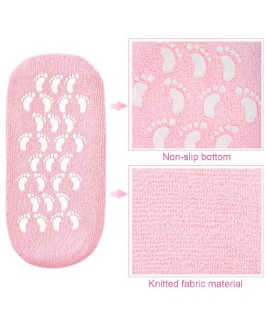 Soft Cotton Gel Moisturizing Spa Gloves & Socks for Cracked Dry Skin - Unisex Pink Rose Solution - Buy Online on GoSupps.com