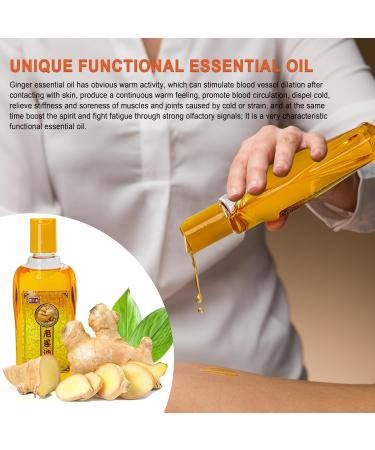 Elitzia Huile de massage au gingembre - Lotion de massage naturelle pour le corps - Huile essentielle professionnelle pour d tendre les muscles endoloris - Anti-cellulite - Pour massage des tissus - Buy Online on GoSupps.com
