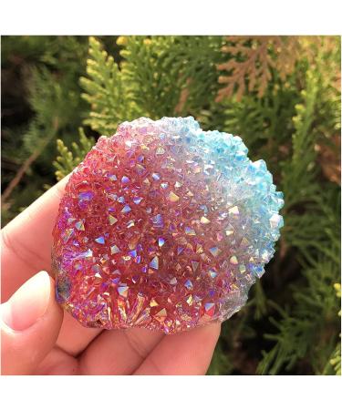 Natural Aura Red and Blue Stone Flower Electroplated Crystal Cluster forDecoration ZJGIDTEM 80-90g - Buy Online on GoSupps.com