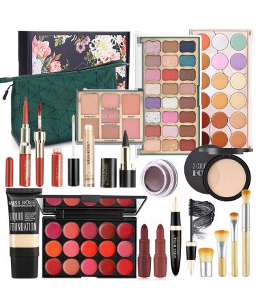 Multifunction Luxury Make-up Kit Set Cosmetics Set Christmas MakeUp Set Cosmetic Cash Multi -chader make-up offered Beauty Set Gift Boxes (17 PCs) #3-19 PCs