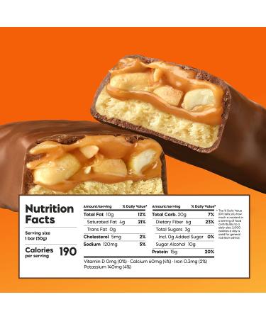 Nicks Keto Snack Bar - Chocolate Peanut, Low Carb, 15g Protein, No Added Sugar, 12-Count - Buy Online on GoSupps.com