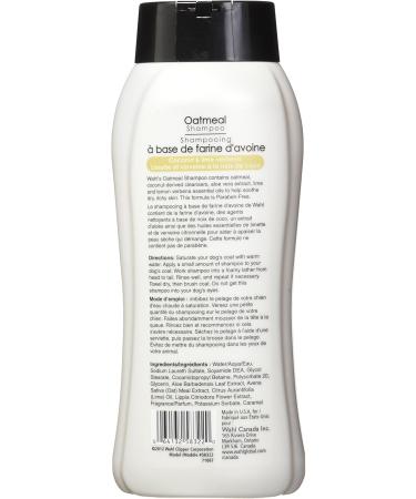 Wahl Canada Dog Oatmeal Shampoo Plant Derived Shampoo in Coconut Lime Verbena to Help Sooth Dry Itchy Skin Paraben-Free 700ml model 58322 - Buy Online on GoSupps.com