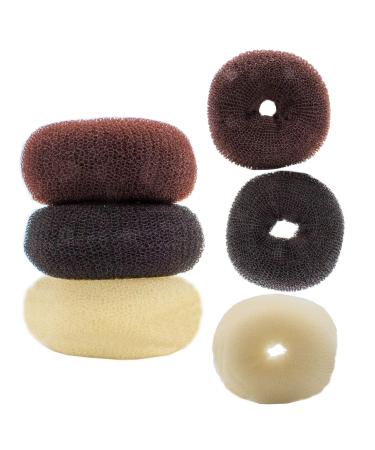Hair accessories hair pad volume cushion hair cushion donut roll knot pad knot cushion bun aid hairpiece 6 cm (1 pack) medium