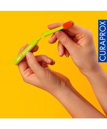 Curaprox CS 5460 Refill for Travel Toothbrush Set - 2 Random Color Pieces | International Shipping Available - Buy Online on GoSupps.com
