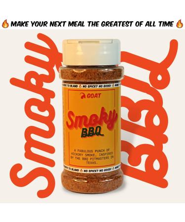 Smoky BBQ Seasoning Blend & Rub - perfect for meat seafood and vegetables. 75g Shaker. Gourmet taste of American Texas Barbecue. Artisan Spice Mix. - Buy Online on GoSupps.com