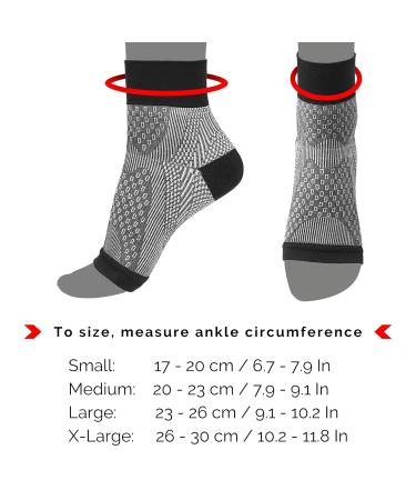 Plantar Fasciitis Compression Socks for Women & Men | Best Ankle Sleeve for Arch Support & Heel Pain Relief (Large - Buy Online on GoSupps.com