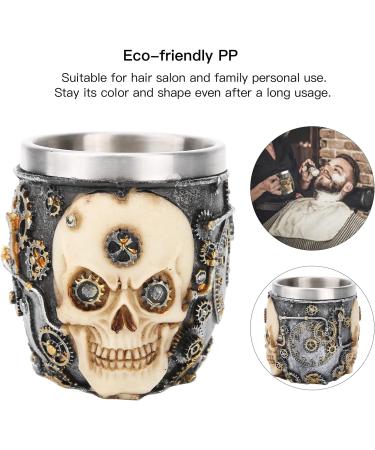 Premium Stainless Steel Shaving Brush Bowl | Men's Beard Shaving Mug for Home & Barber Use - Buy Online on GoSupps.com