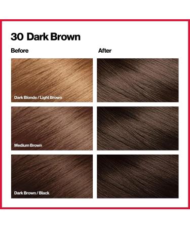 Revlon ColorSilk Permanent Hair Color Dark Brown 30 - 2 Pack - Buy Online on GoSupps.com