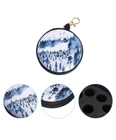 Shop Lurrose Waterproof Essential Oil Bag - 7 Slots Organizer for 1ml & 2ml Bottles | Travel Makeup Storage - 7x7cm - Buy Online on GoSupps.com