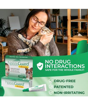 NasalGuard Cool Menthol 10g: Pet Lovers Allergy Relief Gel - Drug-Free, Made in USA - Buy Online on GoSupps.com