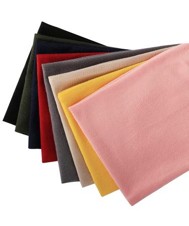 8 Pack Stretchy Headbands for Women - No Slip Turban Head Wraps for Yoga Workout - Elastic Hair Accessories in Solid Colors - Buy Online on GoSupps.com