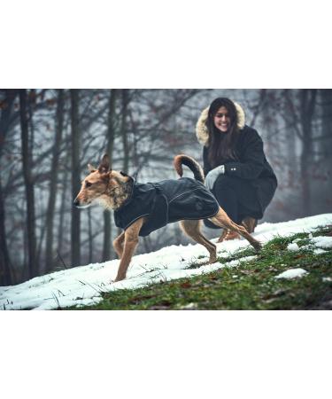 HUNTER Uppsala Softshell Dog Coat - Durable & Functional Black Coat for All Weather - 70 Size International Shipping Available - Buy Online on GoSupps.com