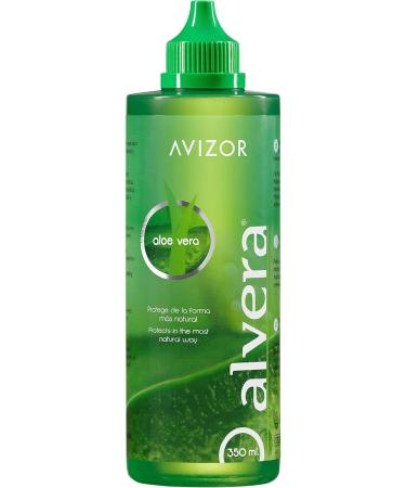 Buy Avizor Alvera Contact Lens Fluid 2x350ml - Clean & Disinfect Soft Lenses Worldwide - Buy Online on GoSupps.com