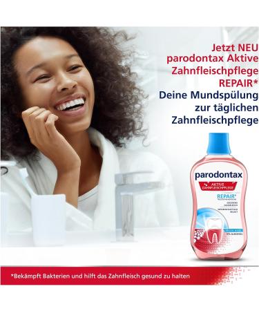 Parodontax Mouthwash Active Gum Care 300ml - Alcohol-Free Fresh Mint Flavor for Optimal Oral Health - Buy Online on GoSupps.com