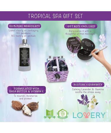 Fathers Day Luxury Spa Gift Set | Lavender & Jasmine Bath & Body Collection for Men & Women - Buy Online on GoSupps.com