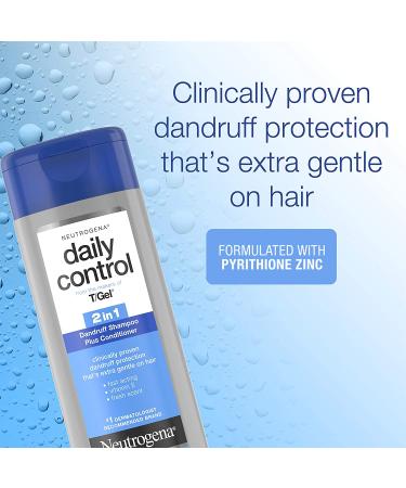 Neutrogena T/Gel Daily Control 2-in-1 Anti-Dandruff Shampoo + Conditioner 8.5 fl. oz - Buy Online on GoSupps.com