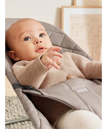 BabyBjorn Bouncer Bliss Cotton Sand Gray - 006017US - Buy Online on GoSupps.com