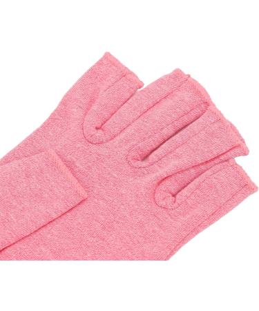 Arthritis Compression Gloves for Women - Soft Cotton Warm Fingerless Gloves - Buy Online on GoSupps.com