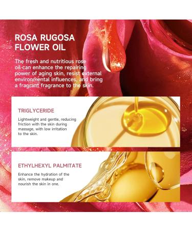 Rose Face Makeup Remover Cream - Nourishing Balm with Silicone Brush for Deep Cleansing & Moisturizing | Gentle & Soothing Skin Care - Buy Online on GoSupps.com