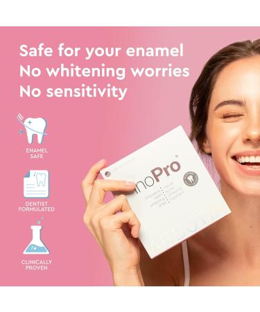 InoPro Peroxide-Free Teeth Whitening Strips - Gentle Whitening for Sensitive Teeth - Deep Stain Removal - 14 Treatments - Buy Online on GoSupps.com